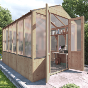 9x6 Wooden Polycarbonate Greenhouse - PT | BillyOh 4000 Lincoln