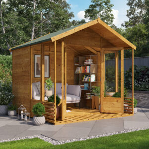 Ivy Tongue and Groove Apex Summerhouse - 8x8 T&G Apex Summerhouse - BillyOh