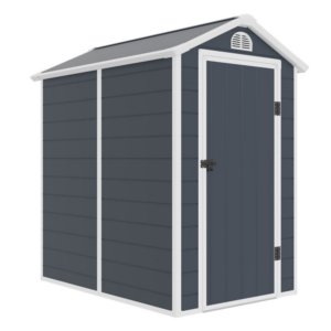 Jasmine 4x6 Plastic Apex Shed with Floor Foundation Kit - 4 x 6 / 6 x 4 Plastic Garden Storage Shed