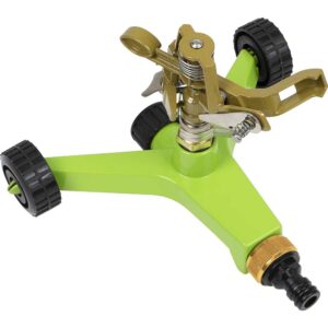 Sealey Pulsating Garden Sprinkler and Metal Wheeled Base